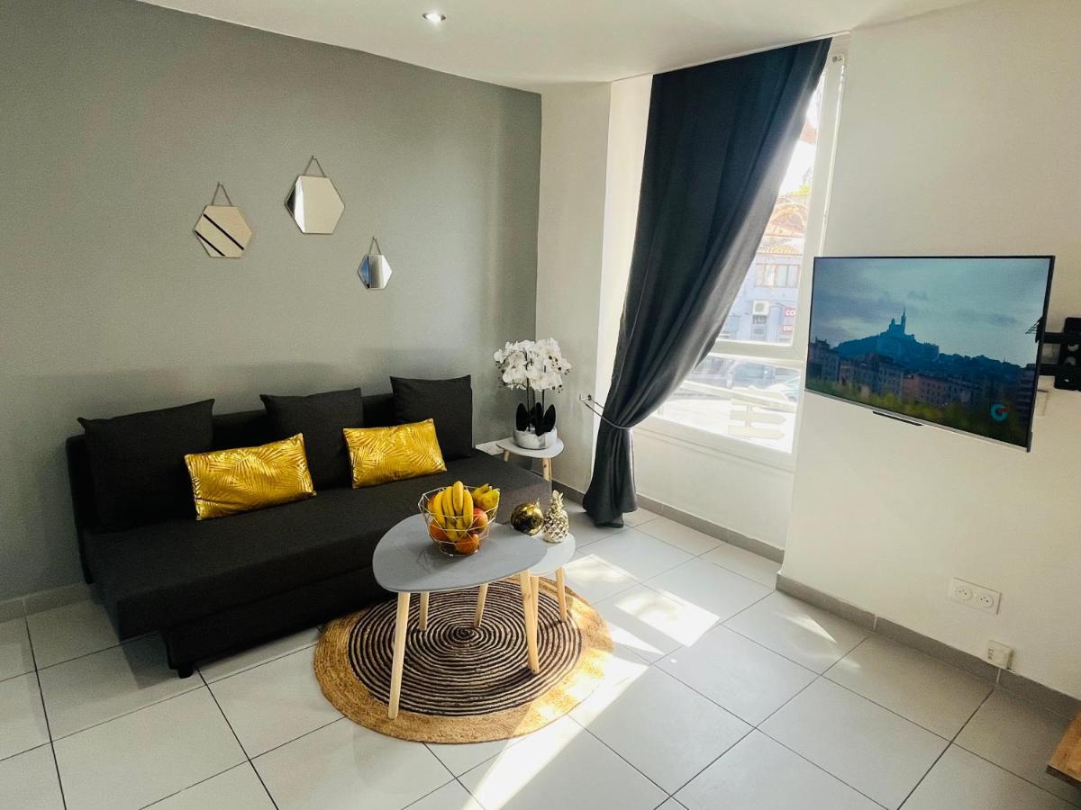 Superbe Duplex Design Neuf 2 Chambres, Climatise Tout Confort, Facile D,Acces Stationnement Gratuit Марсилия Екстериор снимка